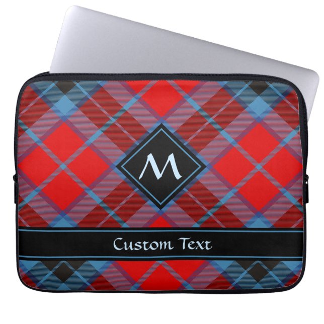 Clan Thompson Tartan Laptop Sleeve (Front)