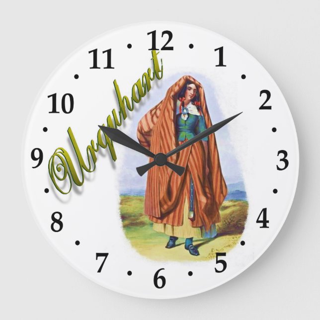 Clan Urquhart Scottish Dream Clock (Front)