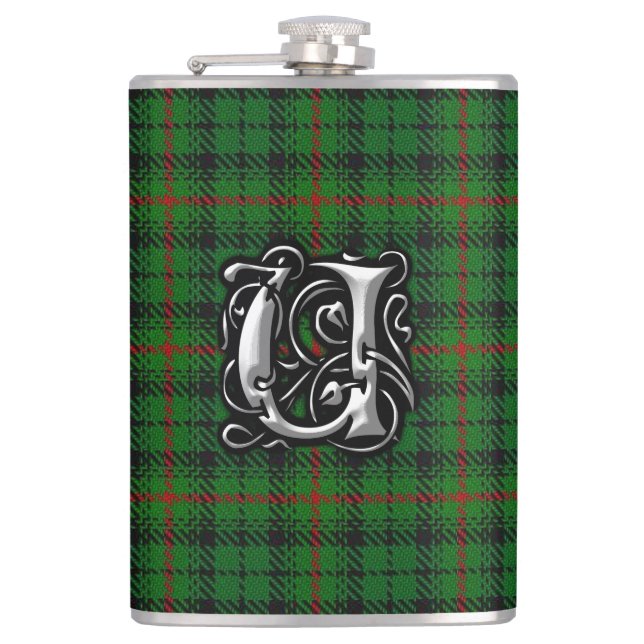 Clan Urquhart Tartan Old Scotland Flask (Front)