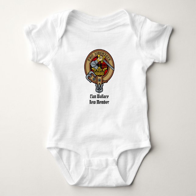 Clan Wallace Crest Baby Bodysuit (Front)