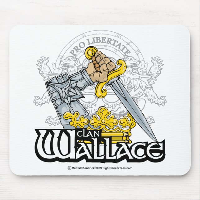 Clan Wallace Mouse Pad (Front)