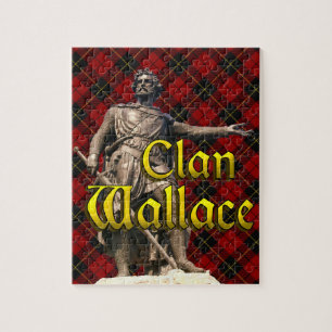 Clan Wallace Scottish Freedom Jigsaw Puzzle