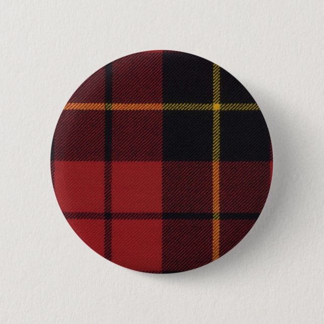 Clan Wallace Tartan Button (Front)