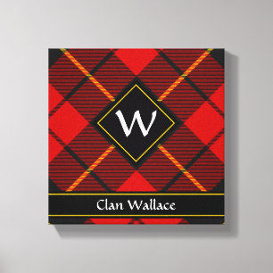 Clan Wallace Tartan Canvas Print