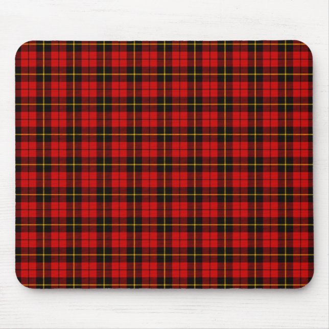Clan Wallace Tartan Mouse Pad (Front)