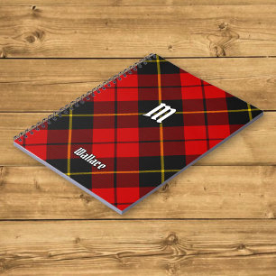 Clan Wallace Tartan Notebook
