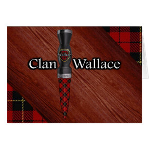 Clan Wallace Tartan Sgian Dubh Blade