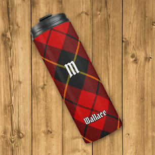 Clan Wallace Tartan Thermal Tumbler