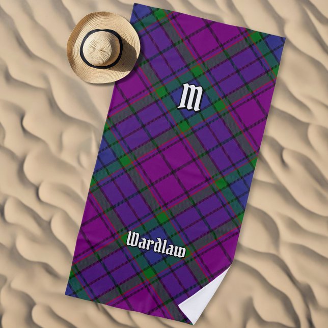 Clan Wardlaw Tartan Beach Towel (Creator Uploaded)