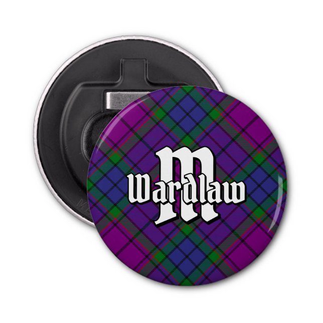 Clan Wardlaw Tartan Bottle Opener (Front)
