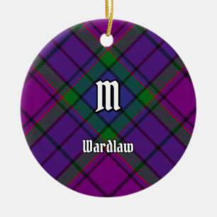 Clan Wardlaw Tartan Ceramic Ornament