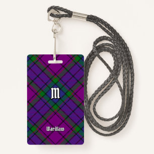 Clan Wardlaw Tartan ID Badge