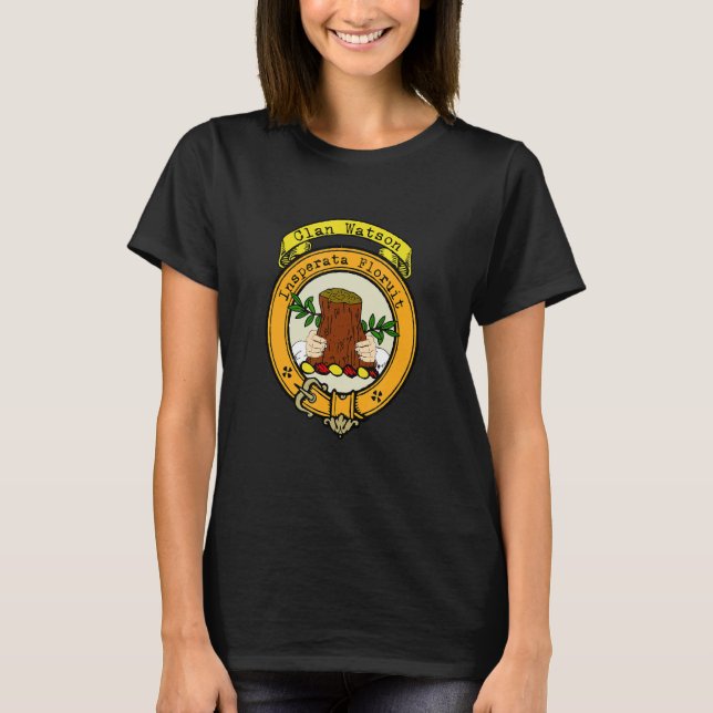 Clan Watson Scottish Crest T-Shirt (Front)