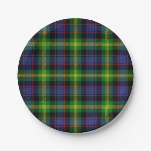 Clan Watson Tartan Paper Plate