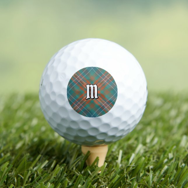 Clan Wilson Ancient Tartan Golf Balls (Insitu Tee)