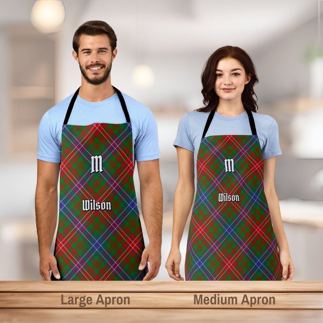 Clan Wilson Modern Tartan Apron (Creator Uploaded)