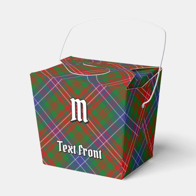 Clan Wilson Modern Tartan Favour Box (Front Side)