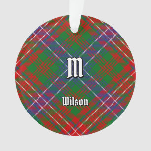 Clan Wilson Modern Tartan Ornament