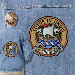Clan Wood Crest over Tartan Denim Jacket