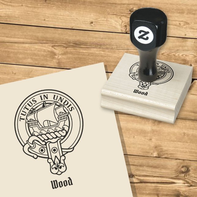 Clan Wood Crest Rubber Stamp (Creator Uploaded)