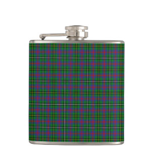 Clan Wood Tartan Hip Flask