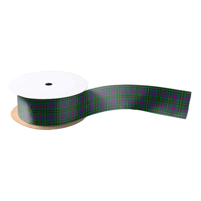 Clan Wood Tartan Satin Ribbon (Spool)