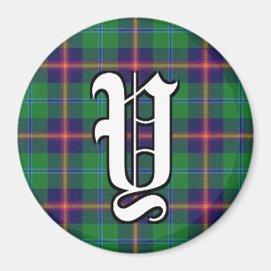 Clan Young Tartan Plaid Accents Magnet