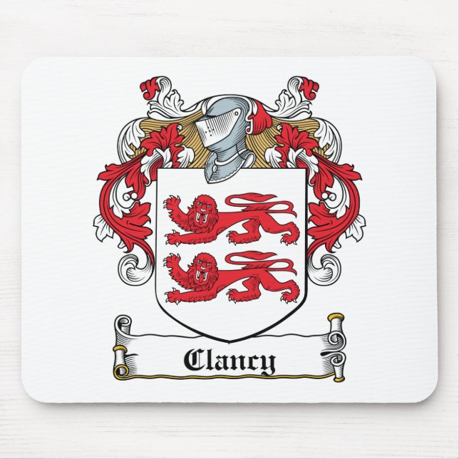 Clancy Family Crest Mouse Pad (Front)