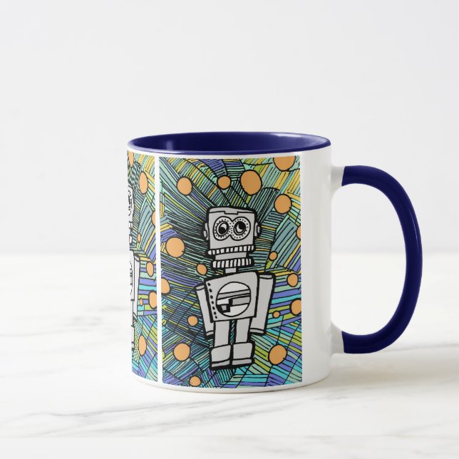 CLANKY M-12 ROBOT MUG (Right)