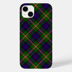 Clanranald tartan blue green plaid Case-Mate iPhone 14 plus case