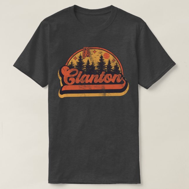Clanton, Alabama T-Shirt (Design Front)