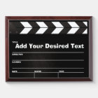 Clapboard Movie Award Plaque