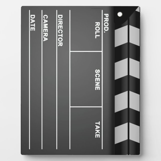 Clapboard Plaque With Easel (Front)
