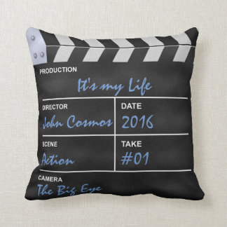 Clapperboard cinema "It's my Life" Cushion