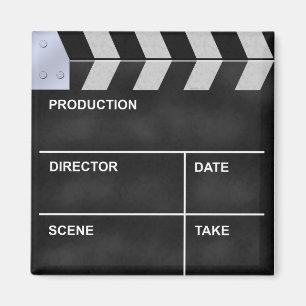 clapperboard cinema magnet