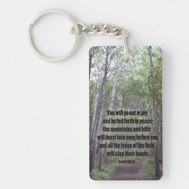 Clapping Trees in the Forest, Keychain (Front)