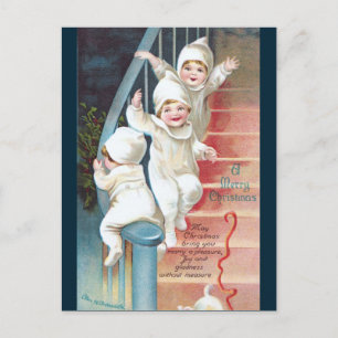 Clapsaddle: The Night Before Christmas Holiday Postcard