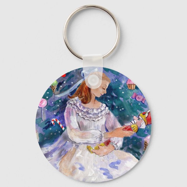 Clara and the Nutcracker Key Ring (Front)