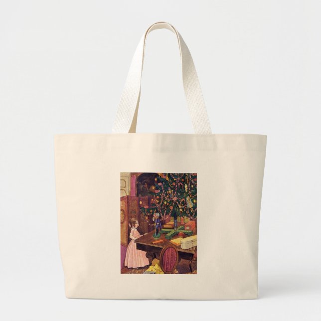 Clara and the Nutcracker Large Tote Bag (Front)