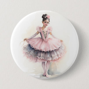 Clara (Black Hair) from The Nutcracker Ballet 7.5 Cm Round Badge