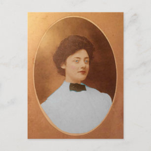 Clara "Claire" Sage Talla Johnson 1909 Postcard