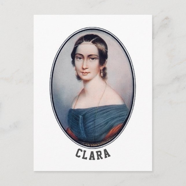 Clara Schumann (1838) Postcard (Front)