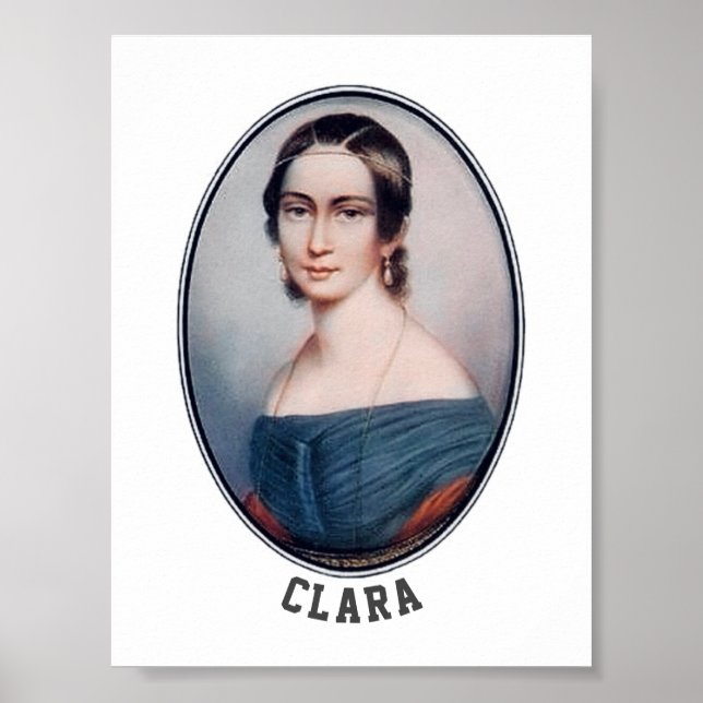 Clara Schumann (1838) Poster (Front)
