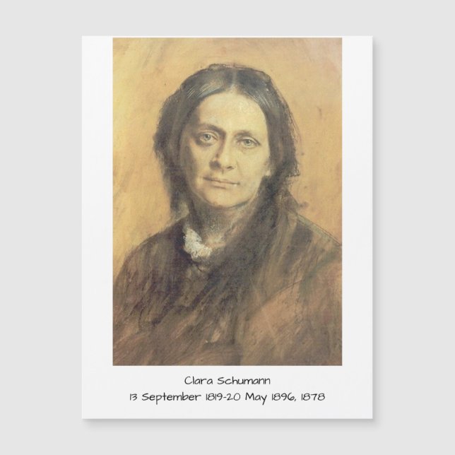 Clara Schumann, 1878 (Front)