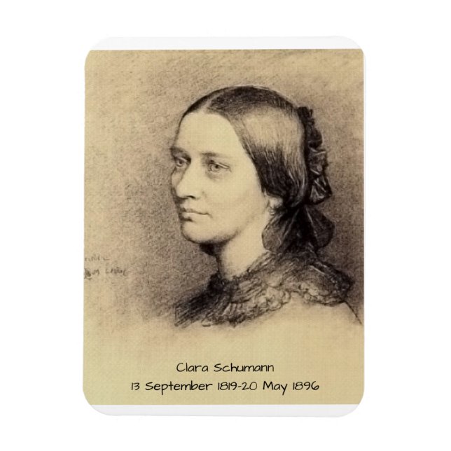 Clara Schumann Magnet (Vertical)