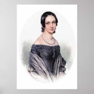 Clara Schumann - Pianist and Composer Poster