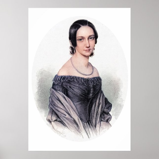 Clara Schumann - Pianist and Composer Poster (Front)