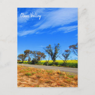 clare valley canola road postcard