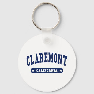 Claremont California College Style tee shirts Key Ring