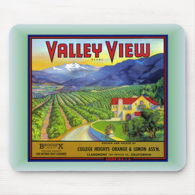Claremont Valley Mousepad (Front)